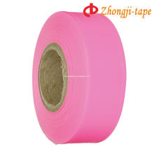 pink pvc flagging warning tape